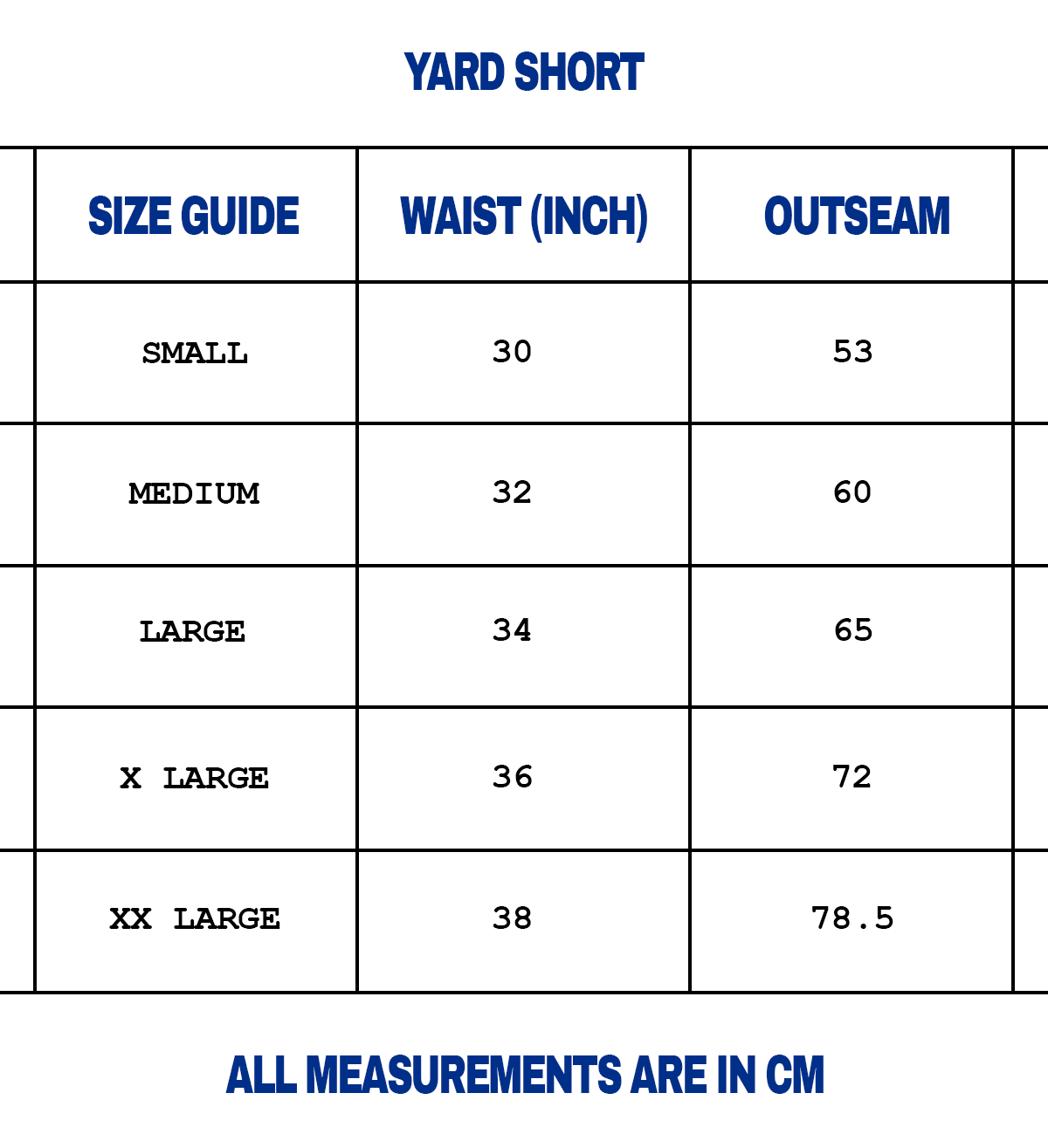 YARD SHORT